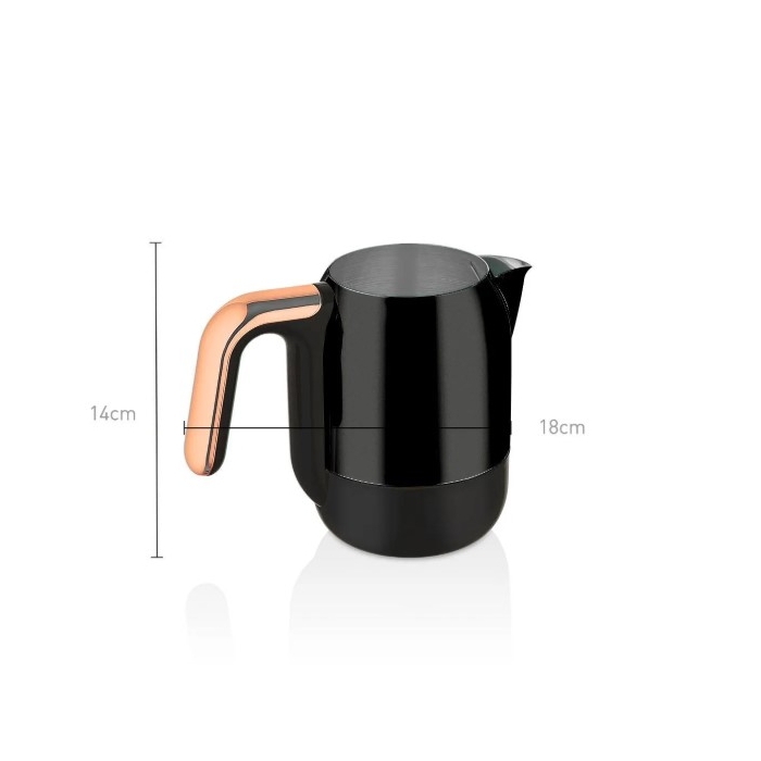 Korkmaz Kahve Makinesi A860-09 Kahvekolik Deluxe Otomatik Siyah/rose