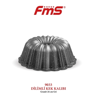 Fms Kek Kalıbı 9033syh Döküm Dilimli Siyah