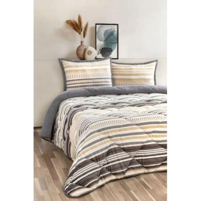 Merinos Yorgan Set Comforter 220*240 Luca Sarı