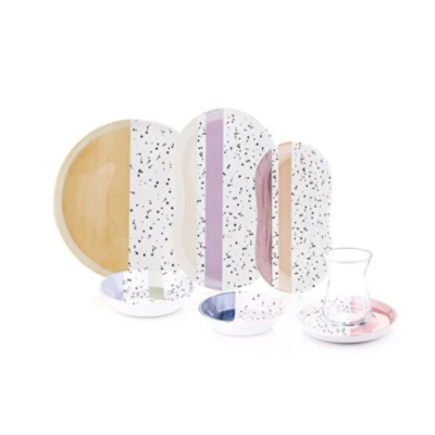 Bambum Kahvaltı Takımı B4922 Lara 26 Parça Porselen Rafael