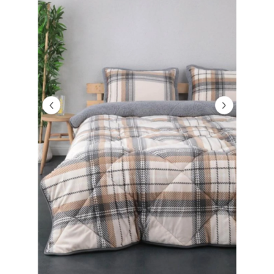 Merinos Yorgan Set Comforter 160*240(5496) Anna Kahve