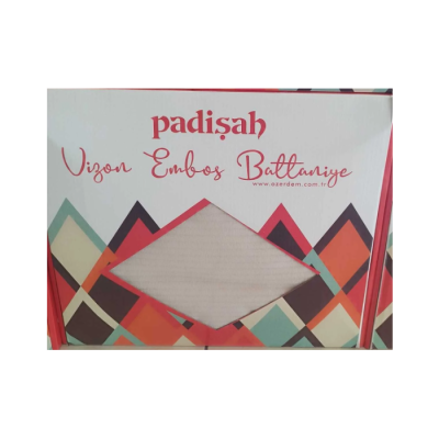 Padişah Battaniye 155*215 Embos Kutulu (1787) 9055 Rustıc