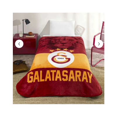 Lisanslı Battaniye Tek K. Taraftar Galatarasay
