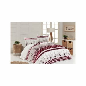 Merinos Yorgan Set Comforter 220*240 (6131) Deer Gri