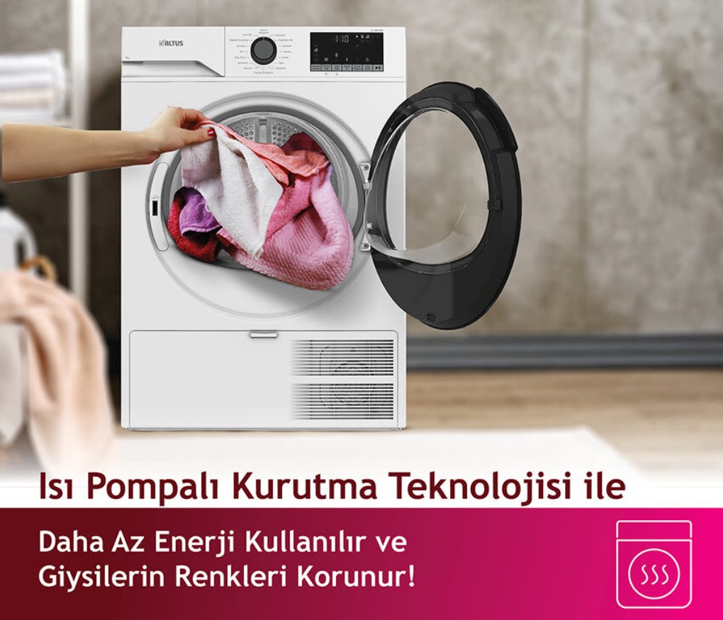 Altus Kurutma Makinesi Al Km 846 Isı Pompalı 8 Kg